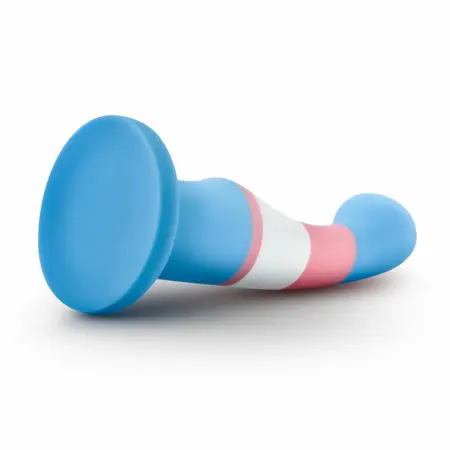 Blush Avant Pride True Blue Silicone Intimate Model with Suction Cup