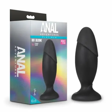 Blush Novelties Anal Adventures Platinum silikonski Rocket plug Medium