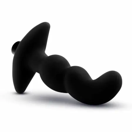 Blush Novelties Anal Adventures Platinum Vibrating Massager 03 Silicone Black