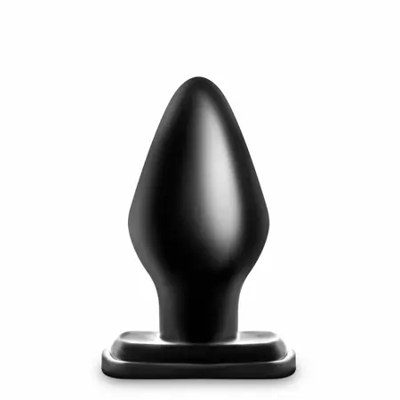 Blush Novelties Anal Adventures XXL Plug Black, velika silikonska analna kupa