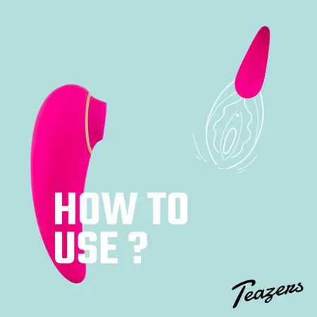 Teazers Tapping intimni stimulator, 6 modova, vodootporan, USB, 24mm, roze