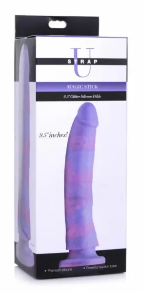 Blush Novelties Magic Stick Silicone Intimate Device 24cm Glitter Edition