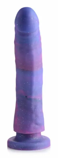 NS Novelties Magic Stick silikonski model od 20cm sa šljokicama i vakuum postoljem