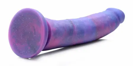 NS Novelties Magic Stick silikonski model od 20cm sa šljokicama i vakuum postoljem