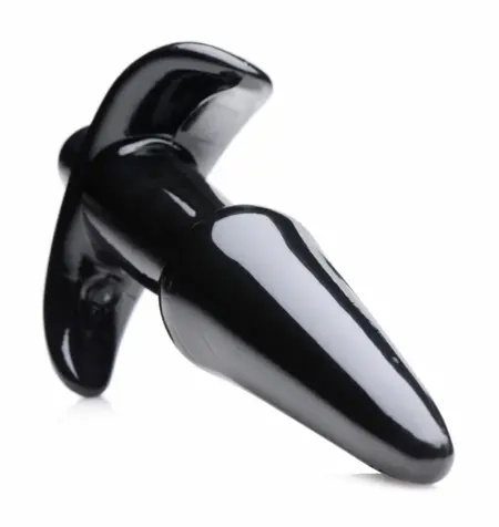 Blush Novelties Luxe Vibra Plug Black Flexible Waterproof Medium