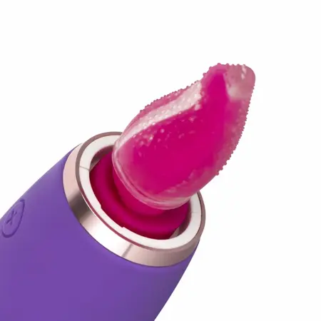 EasyToys intimni vakuumski sistem i dvostrani vibrator, ljubičasti, USB