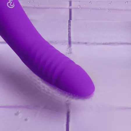 EasyToys intimni vakuumski sistem i dvostrani vibrator, ljubičasti, USB