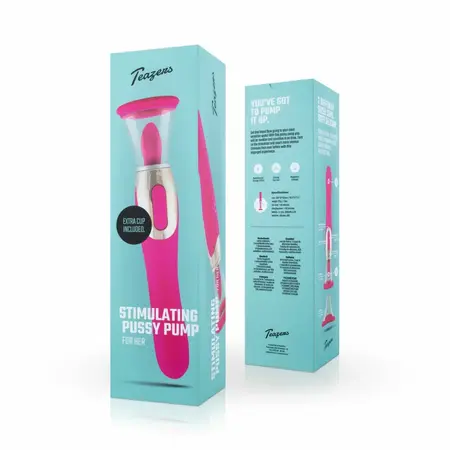 Teazers Pleasure Pump Pink multifunkcionalni sistem sa vibratorom za G tačku