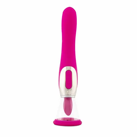 Teazers Pleasure Pump Pink multifunkcionalni sistem sa vibratorom za G tačku