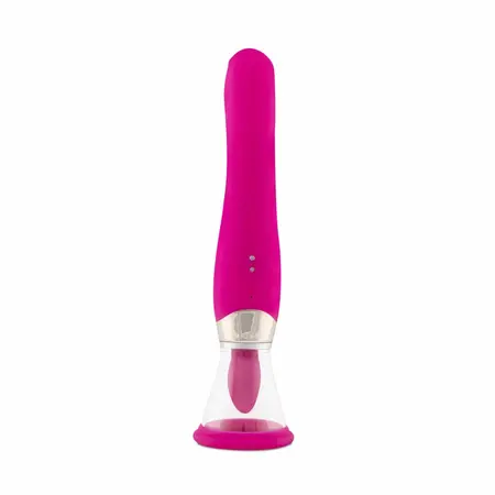 Teazers Pleasure Pump Pink multifunkcionalni sistem sa vibratorom za G tačku