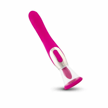 Teazers Pleasure Pump Pink multifunkcionalni sistem sa vibratorom za G tačku