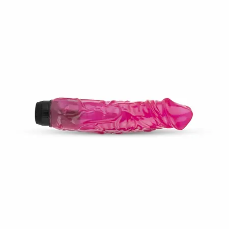 Dream Toys Jelly Supreme Pink Glitter vibrirajući intimni stimulator 22 cm