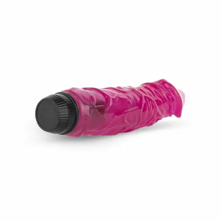Dream Toys Jelly Supreme Pink Glitter vibrirajući intimni stimulator 22 cm