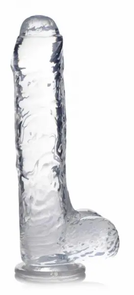 Curvetoys Jock C-Thru providna intimna igračka od 25 cm sa vakuumskim postoljem