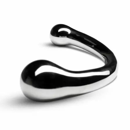 Sinner Gear Curvey Metal Intimate Stimulator Double-Ended Silver