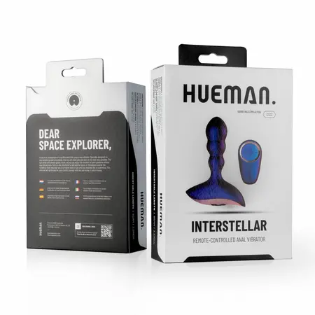 Hueman Interstellar Analogue Vibrating Device Silicone Remote Control