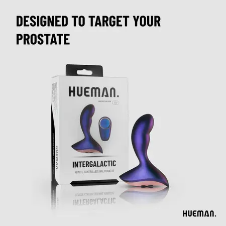 Hueman Intergalactic silikonski bežični analni stimulator sa 10 modova