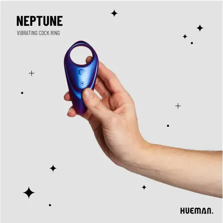 Hueman Neptune vibrirajući intimni prsten sa daljinskim upravljačem, vodootporan