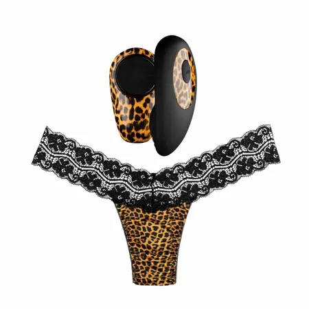 EasyToys Tania Wearable Panty Vibe with Remote - Black, Compact Design