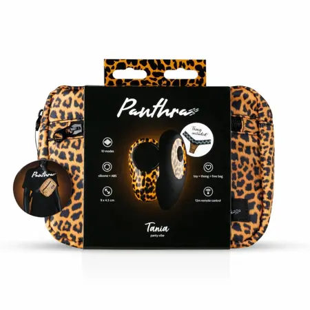 EasyToys Tania Wearable Panty Vibe with Remote - Black, Compact Design