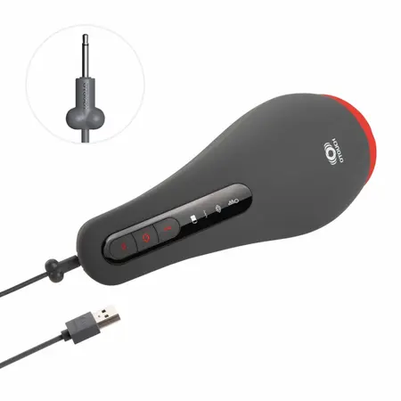 Leten Airturn2 luksuzni masturbator sa vakuumom i vibracijom, crni