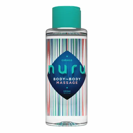 Cobeco Nuru Body2Body Massage Gel 500ml - Water-Based, Long-Lasting Formula