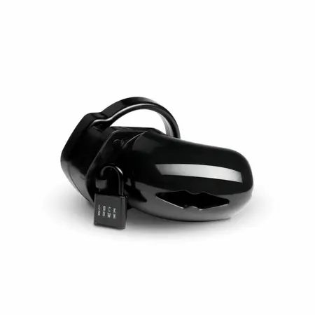 XR Brands Lockdown Secure anatomski kavez mali sa prstenovima različitih veličina