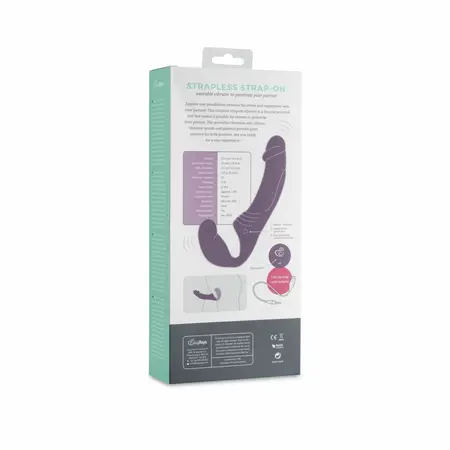 EasyToys punjivi intimni masažer sa dva kraja ljubičasti 10 modova vibracije