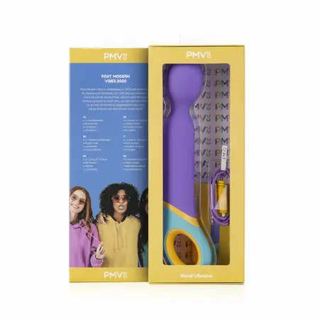 Base Wand vibrator, šareni, 11 modova vibracije, savitljiva glava