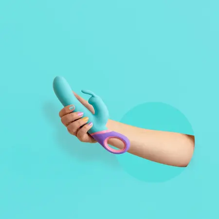 Meta Rabbit vibrator višebojni sa tri motora, 12 modova rotacije i 13 modova vibracije