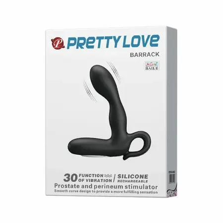 Baile Barrack vibrirajući intimni čep sa 30 modova USB punjiv crni