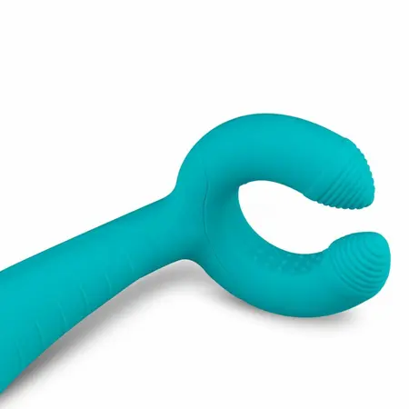 Noam dvostrani punjivi intimni stimulator za parove, vodootporan, crni