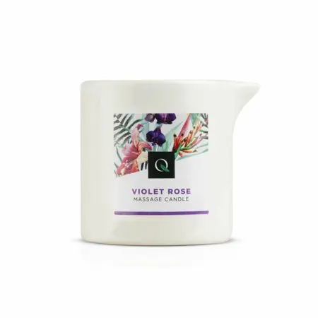 Exotiq sveća za masažu Violet Rose 60g, aromatično ulje u sveći za masažu