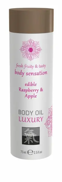 Shiatsu Luksuzno jestivo ulje za telo Malina & Jabuka 100ml - Hranljiva formula