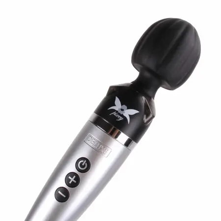 Pixey Deluxe Wireless Rechargeable Wand Massager - 10 Modes, Splash-Proof