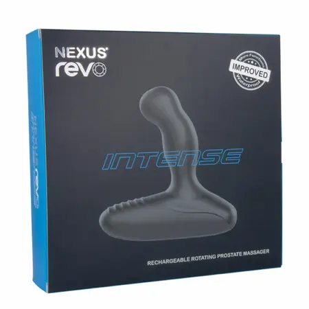 Nexus Revo Intense Rotirajući masažer Crni Vodootporni Silikon