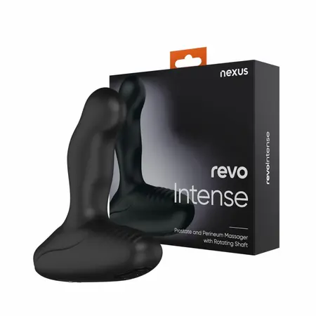 Nexus Revo Intense Rotirajući masažer Crni Vodootporni Silikon