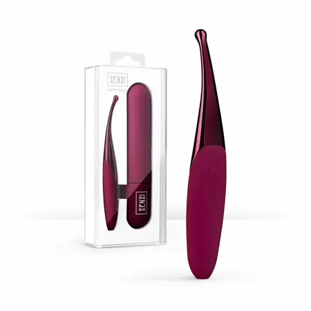 Svakom Senzi precizni vibrator u tamno roze boji, 12 modova vibracije, vodootporan, USB punjenje