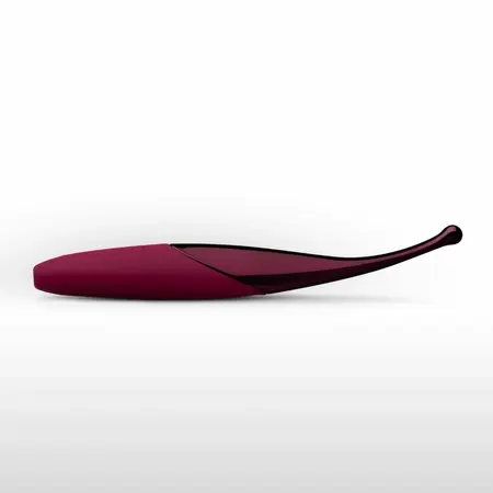 Svakom Senzi precizni vibrator u tamno roze boji, 12 modova vibracije, vodootporan, USB punjenje