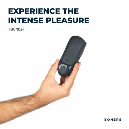 Boners Intimate Machine vibrirajući simulator od sivog silikona sa 10 modova vibracije