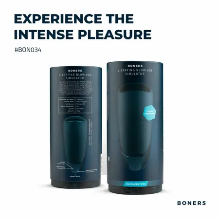 Boners Intimate Machine vibrirajući simulator od sivog silikona sa 10 modova vibracije