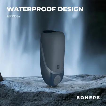Boners Intimate Machine vibrirajući simulator od sivog silikona sa 10 modova vibracije