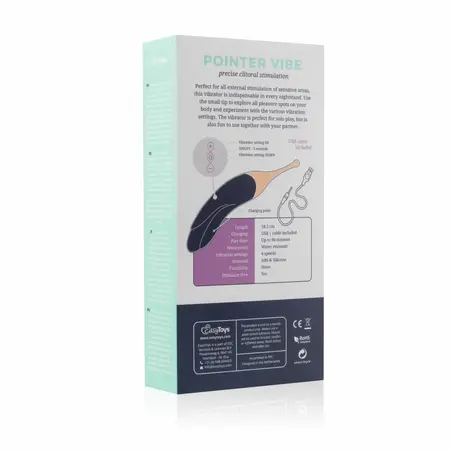 Satisfyer Pointer Vibe eksterni precizni masažer sa USB punjenjem crni