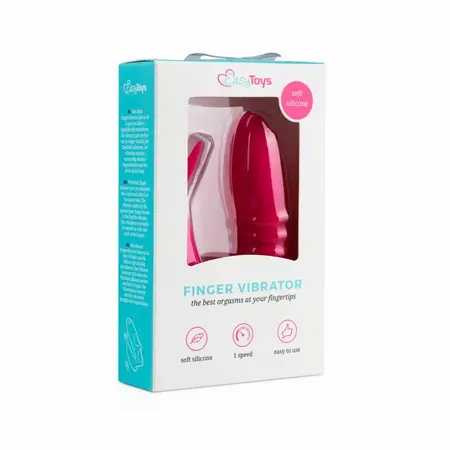 FeelzToys Anna Compact Pink fleksibilni silikonski vibrator za prst roze boje