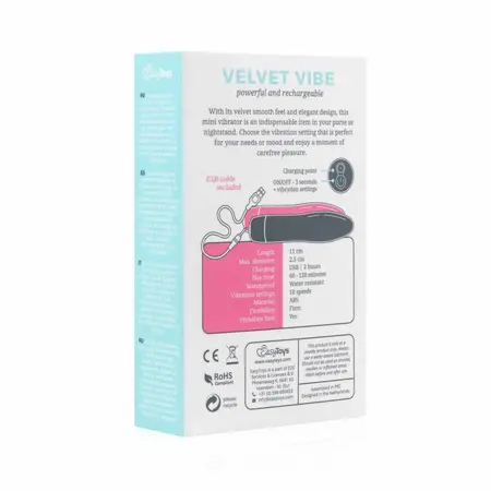 Velvet Vibe Black, kompaktni stimulator za intimne trenutke sa 10 režima vibracije