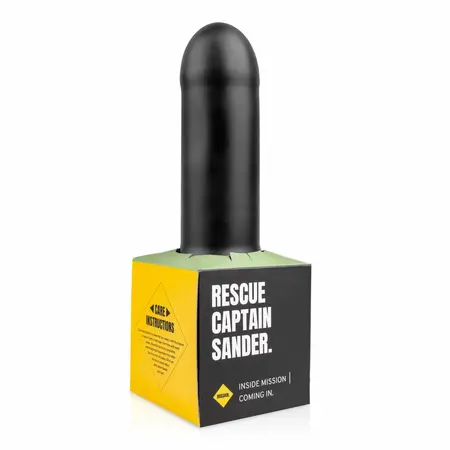 BUTTR Tactical I Model Large crna intimna igračka sa vakuum postoljem 27 cm