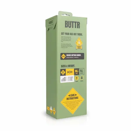 BUTTR Tactical I Model Large crna intimna igračka sa vakuum postoljem 27 cm