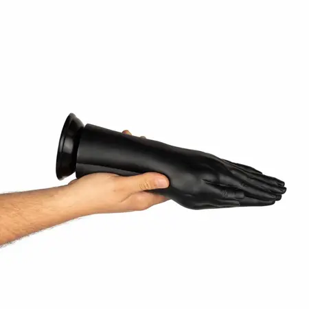 BUTTR Double Trouble anatomski silikonski plag sa vakuumskim postoljem 31 cm