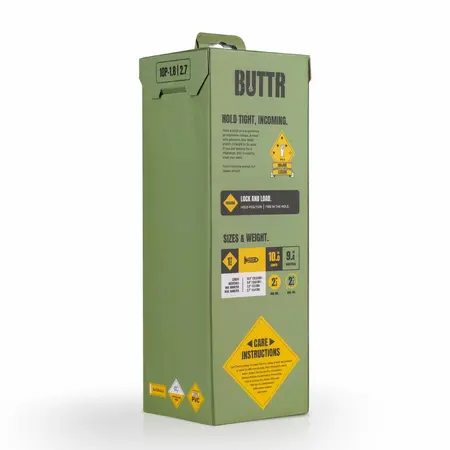 BUTTR 10 Pounder XXL analni čep napredni model, mekani silikon, crni