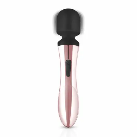 Rosy Gold Nouveau Curve Massager, punjivi fleksibilni masažer sa 10 modova vibracije